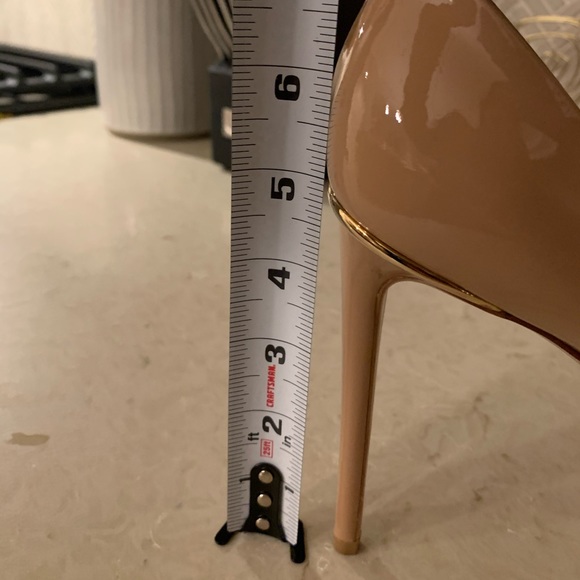 Louis Vuitton Eyeline PeepToe Nude Patent sz40 - Picture 7 of 8